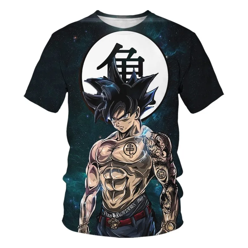 

Anime Dragon Ball Z T Shirt Boys T-shirts 3-14T Children Clothing Summer Short Sleeve Baby Boy Goku Clothes Cartoon Tops Tees