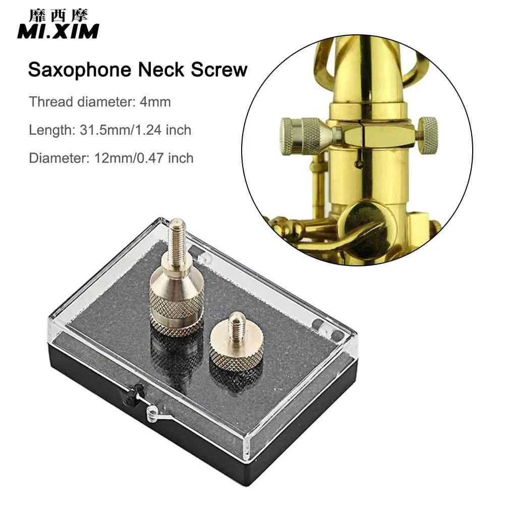 

4mm Sax Neck Tightening Screws Professional Neck Tightening Screws for Alto Woodwind Instruments Replacement Part Accessories