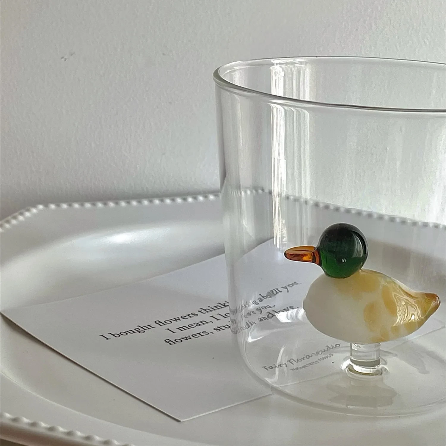 Креативный стакан для воды стеклянная чашка 3D кактус квадратный кролик утка