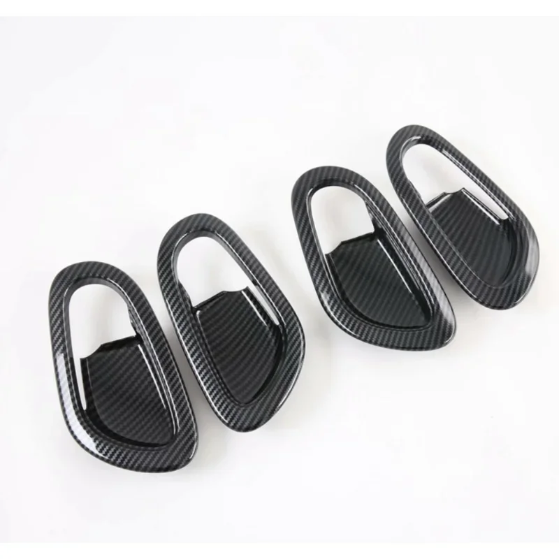 Внутренняя крышка дверной ручки из углеродного волокна для Nissan Navara NP300 2017 2018 2019