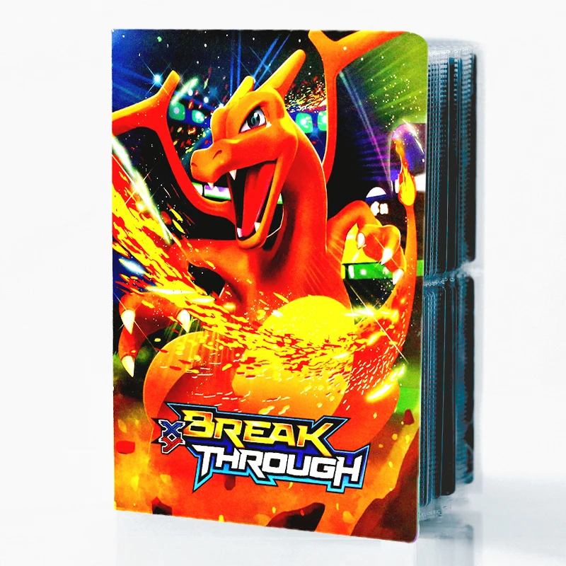 

Pokemon Game Storage Children's Album Gift TAKARA TOMY 240 Pieces of Fun Toys Collection Card GX EX VMAX Cartoon Book Idea