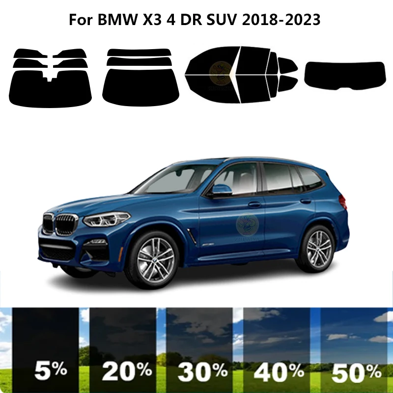 

Нанокерамическая Автомобильная УФ-пленка Precut для окон, автомобильная пленка для окон для BMW X3 4 DR SUV 2018-2023