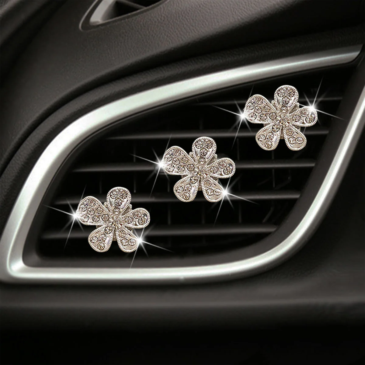 

3/5/6 шт., автомобильные зажимы для парфюмерии, автомобильный освежитель воздуха, кондиционер, ароматерапия, маленькая ромашка, аксессуары для украшения интерьера