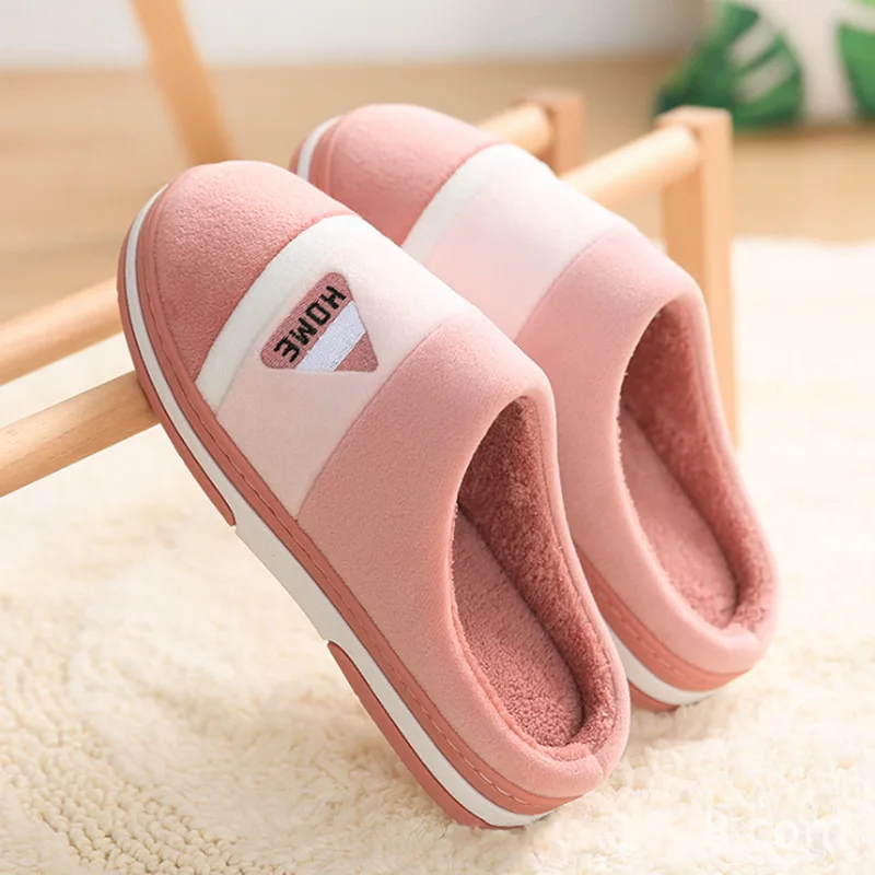 

Slippers For Home Keep Warm Slippers Women Shoes House Fur Flip Flops Woman Soft Winter Indoor Female Slipper X0350