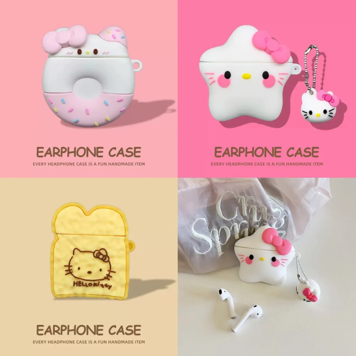 Силиконовый чехол для наушников Airpods 1 2 3 Pro