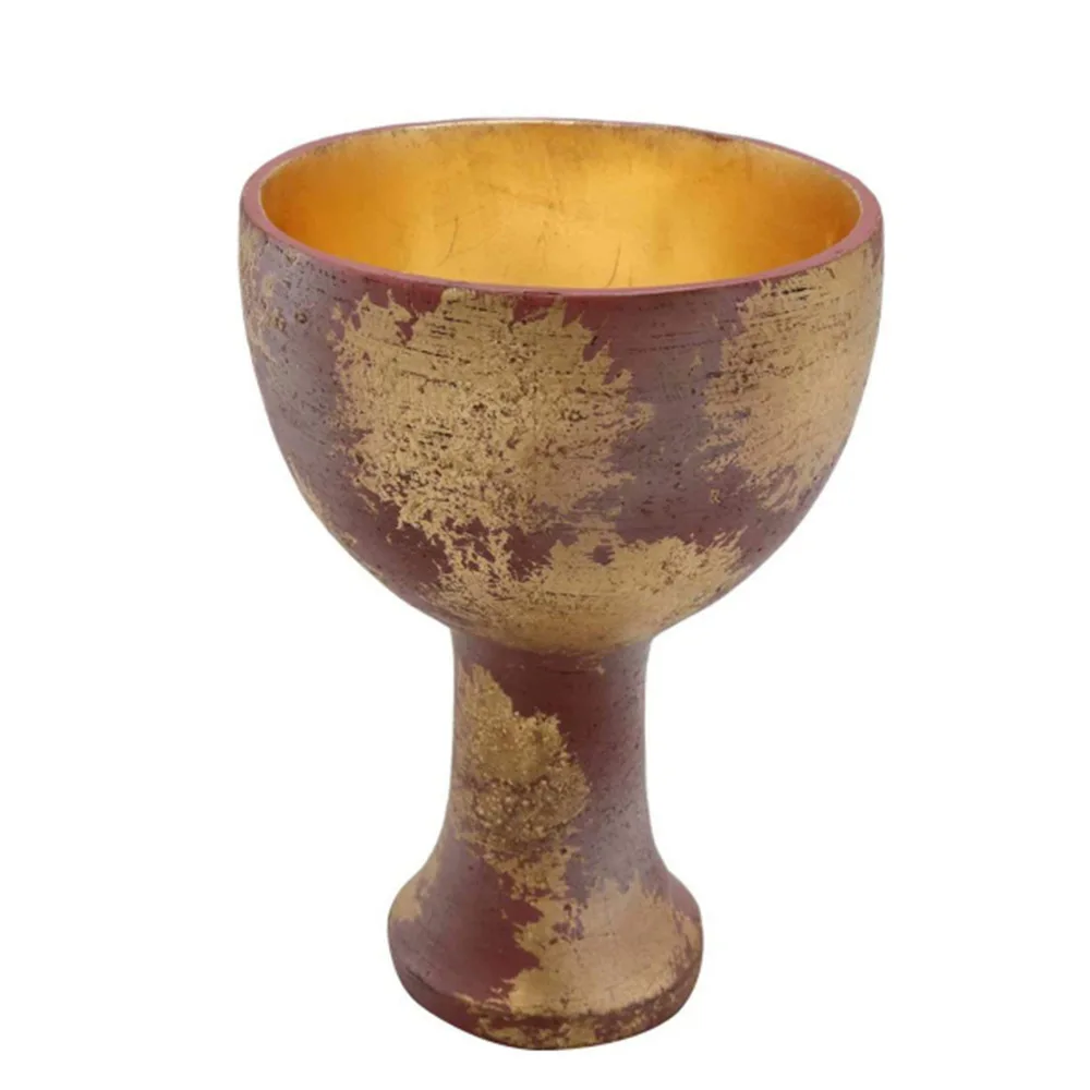

Indiana Jones Holy Grail Cup Water Cups Trophy Gold Cup Retro Gift Decoration Resin Crafts Decoration Home Furnishings