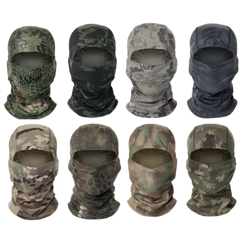 Тактическая Маска на все лицо военная армейская камуфляжная Балаклава шарф