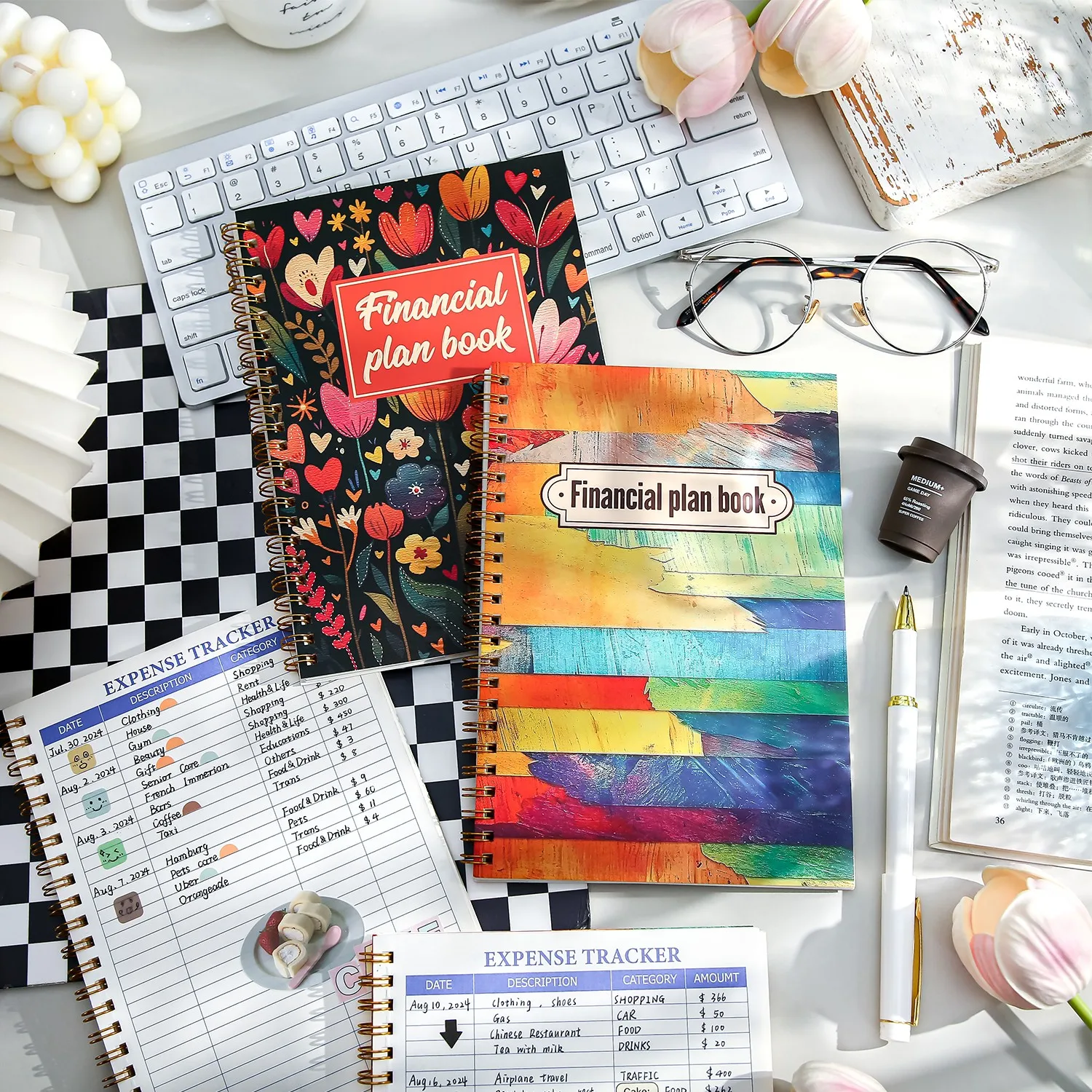 Mr.Paper Книга записей ежедневных расходов Дневник учета катушек планов экономии