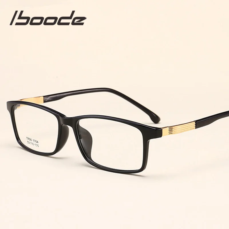 

iboode Vintage Ultra Light TR90 Glasses Frame Men Women Retro Square Myopia Glasses Frames Optical Spectacles Eyewear for Male