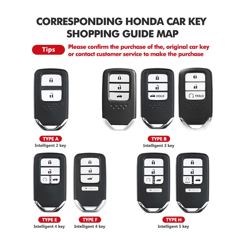 Чехол для автомобильного ключа брелок аксессуары милый Honda Fit GP5 Shuttle Gp8 JADE VEZEL City