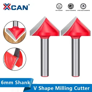 Фреза для дерева XCAN, вольфрамовый Твердосплавный Наконечник 6 мм, хвостовик 10162232 мм, 1 шт.