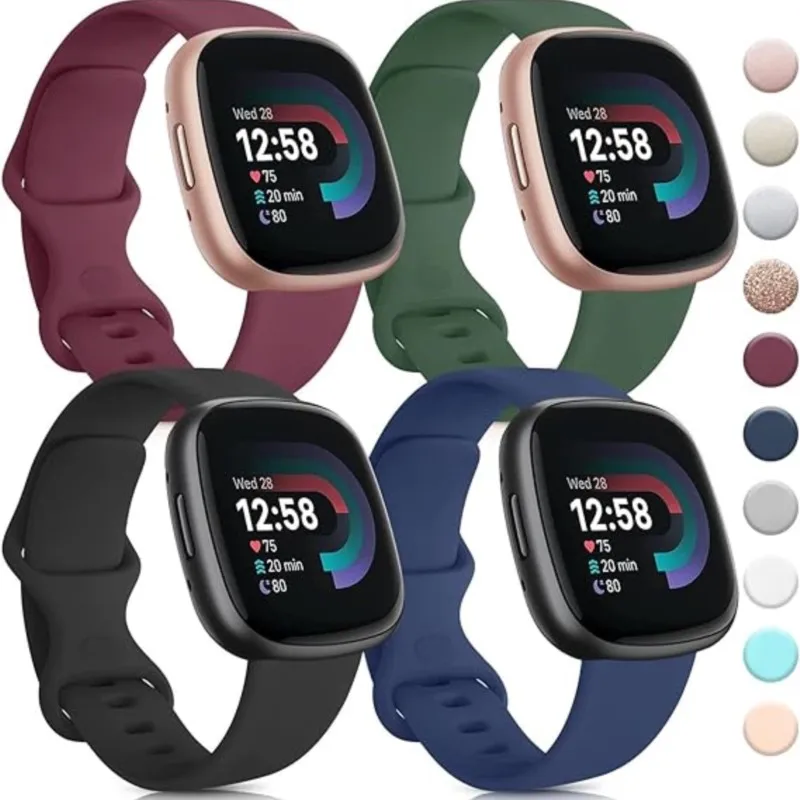 

Sport Silicone Strap For Fitbit Versa 3 band Smartwatch Wristband Accessories correa Bracelet For Fitbit Sense Versa3 Watchband