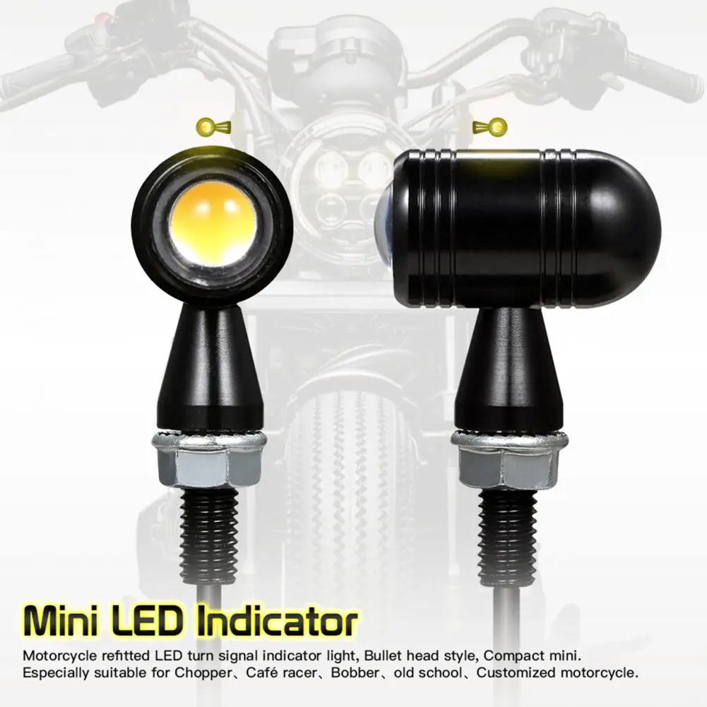 

1 Pair Convenient Easy Installation Fine Workmanship Heavy Duty Motorcycle Turn Signals Motorcycle Accessories