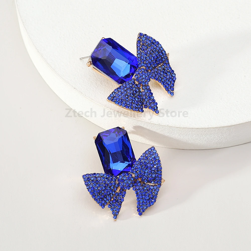 Элегантные Серьги-гвоздики В Корейском Стиле Для Женщин С Кристаллами Маленький