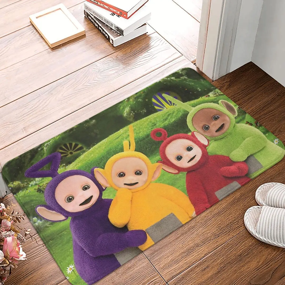 

Teletubbies TV Bath Mat Design Doormat Kitchen Carpet Outdoor Rug Home Decor