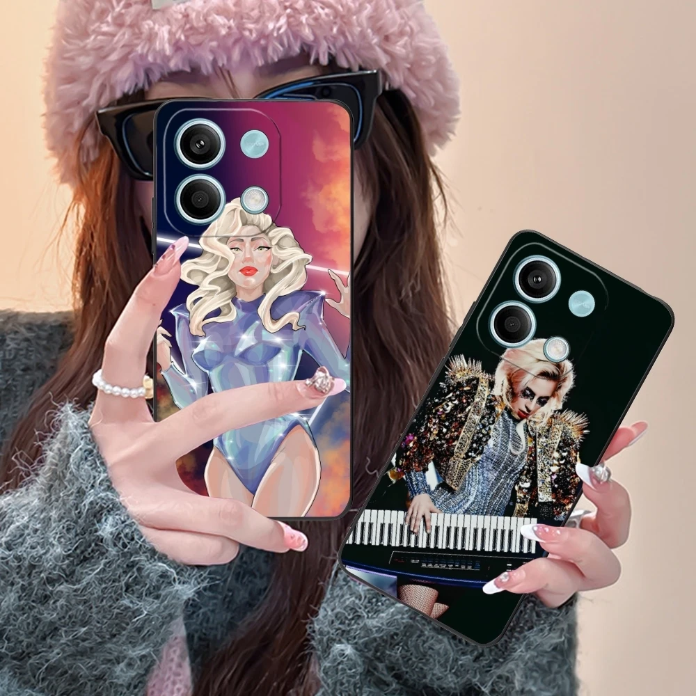 Модный чехол для мобильного телефона с рисунком Gaga Xiaomi Redmi 14 13 13C 12 12C 10 10C A1 A2 A3 Plus 5G