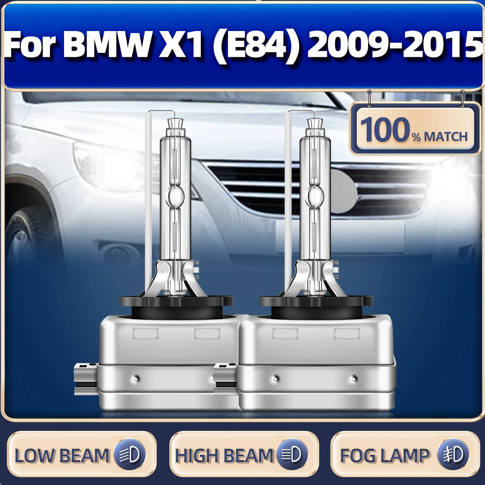 

D1S HID Xenon Light Bulbs 35W 20000LM Car Headlight 12V 6000K Xenon Lamp For BMW X1 (E84) 2009 2010 2011 2012 2013 2014 2015