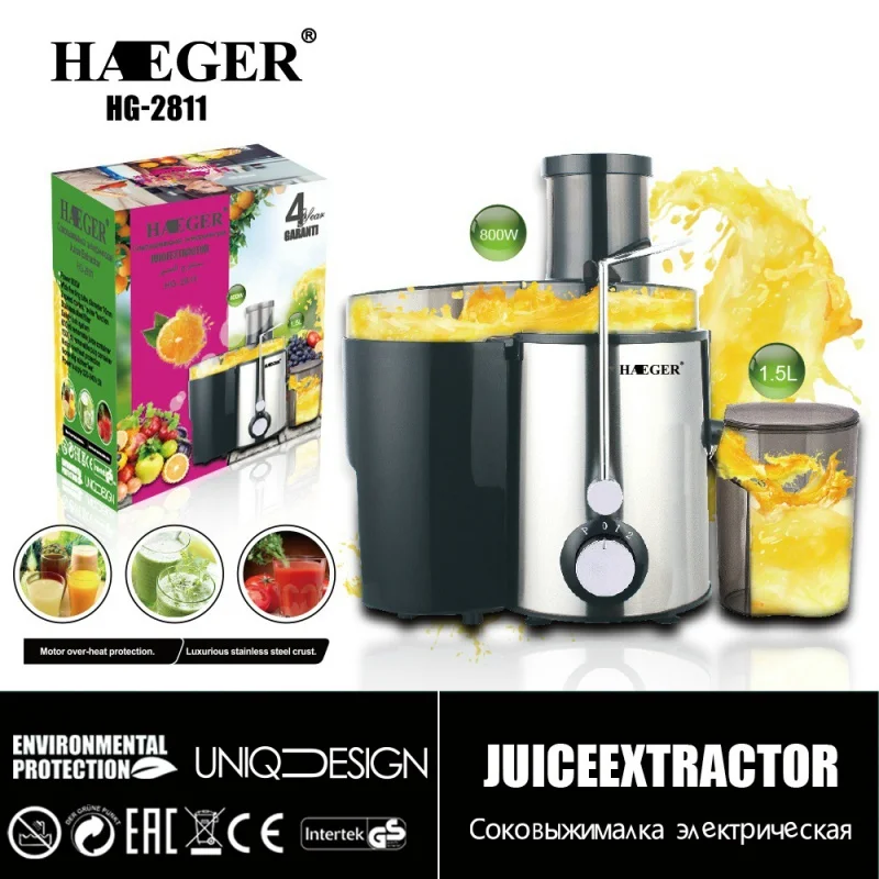 

Juicer Household Automatic Large Diameter Juicer Slag Juice Separation Blender