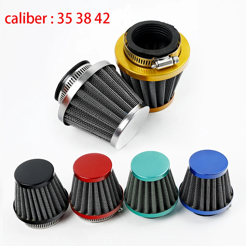 

Universal 35mm 38mm 42mm 45mm Motorcycle Mushroom Head Carburetor Air Filter Cleaner Intake Pipe Modified Scooter Motocross ATV