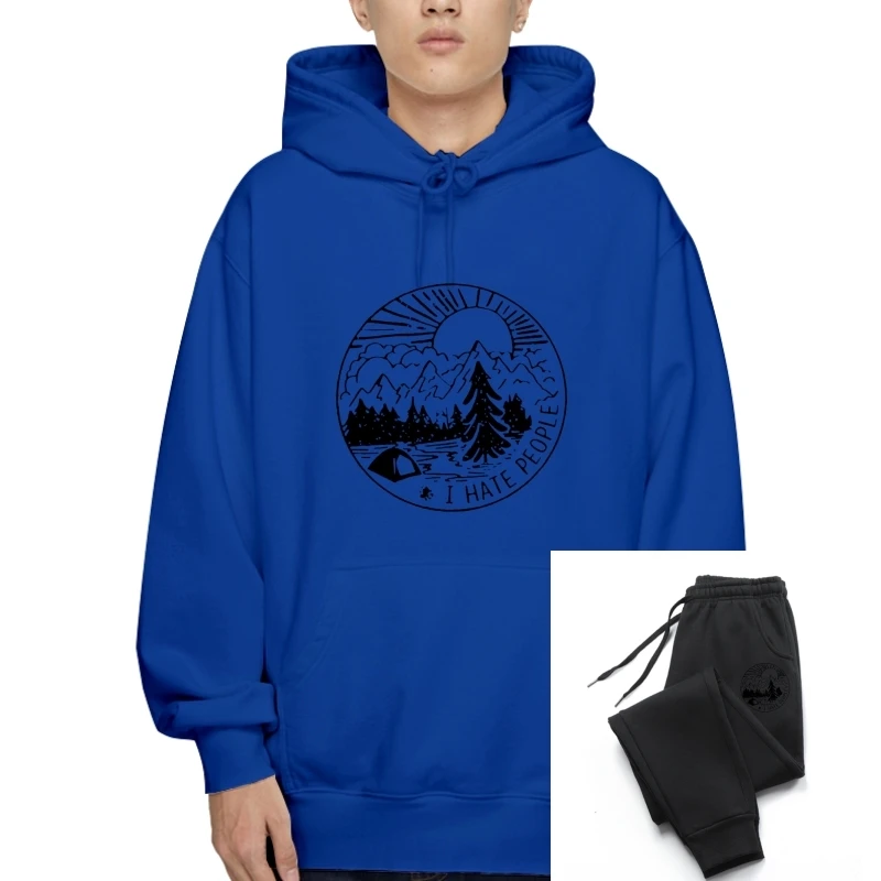 

Camping I Hate People Men T-Sweatshirt Hoodies Sport Grey Cotton S-6Xl Hoody Pullover Outerwear