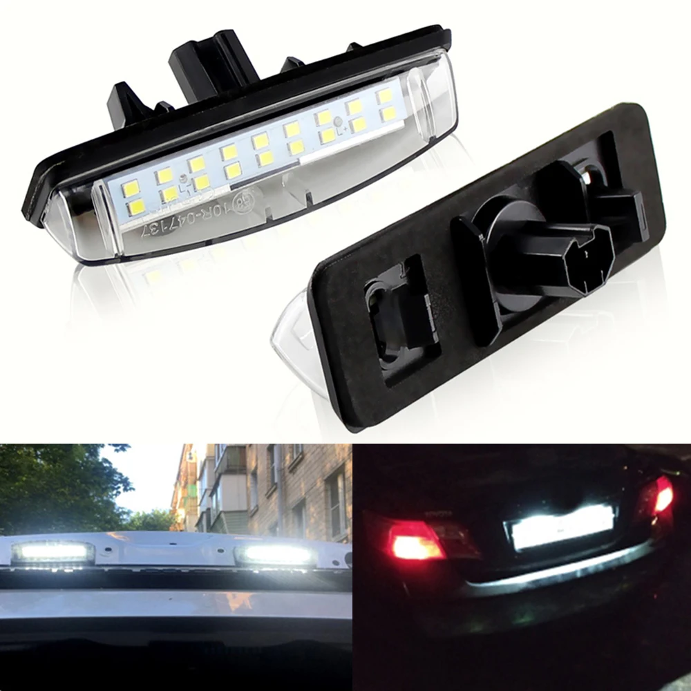 Светодиодная лампа CanBus для автомобильного номерного знака Стайлинг Toyota Camry 40 V40