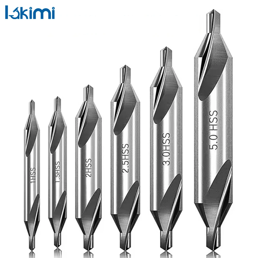 Набор центровых сверл LK-AA218 7 шт. 60 градусов