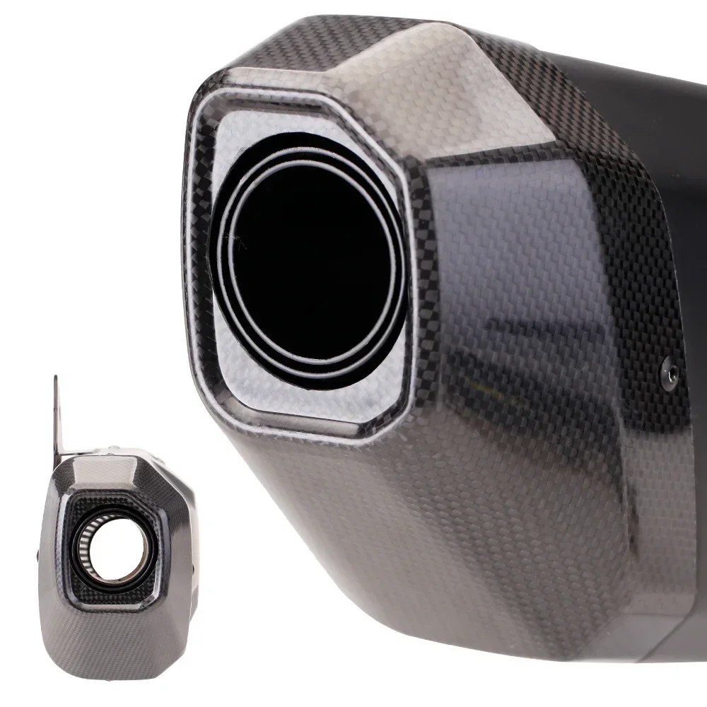 Универсальный мотоциклетный глушитель из углеродного волокна модифицированный