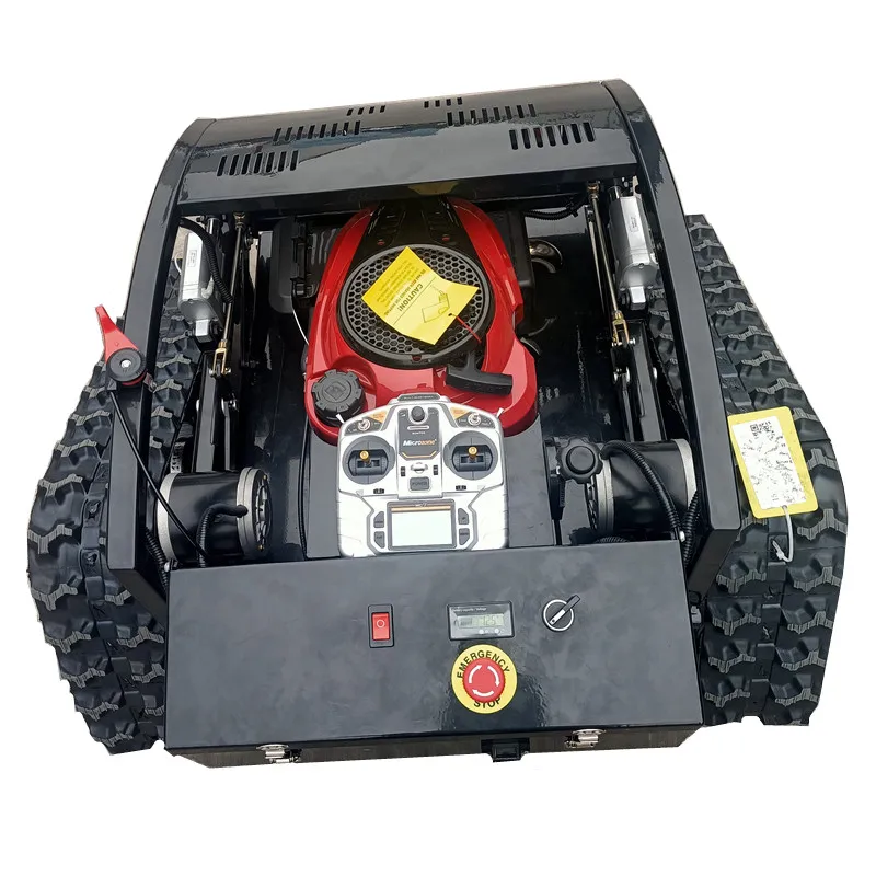 Китайская Небольшая Беспроводная газонокосилка на гусеничном ходу с