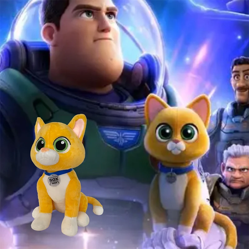 Мягкие плюшевые игрушки Pixar Buzz Lightyear Sox в виде кота милая Механическая кукла