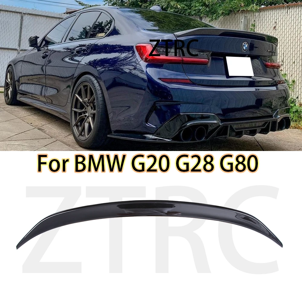 

Автомобильный спойлер для BMW 3 серии G20 G28/G80 M3 MP стиль из натурального углеродного волокна задний спойлер крыло багажника 2019-2024