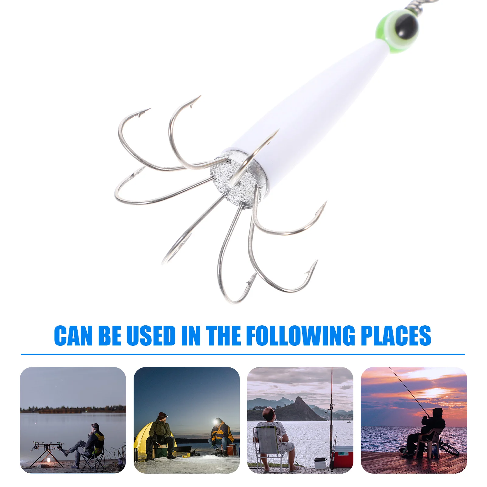 Приманки для кальмаров приманки морской рыбалки крючок осьминога крючки наживки