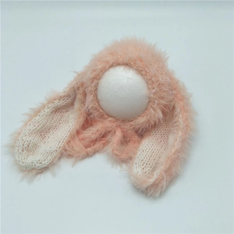 

N80C Neutral Baby Shower Props Rabbit Ears Hat Photo Shoot Cosplay Party Supply