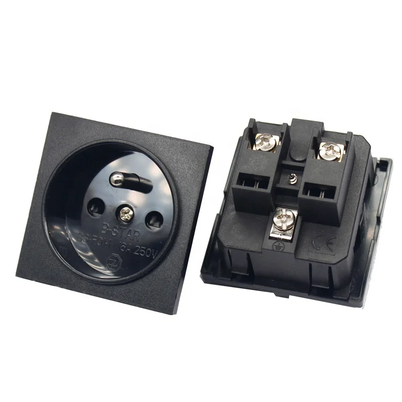 

Germany waterproof schuko socket outlet snap in receptacle for UPS