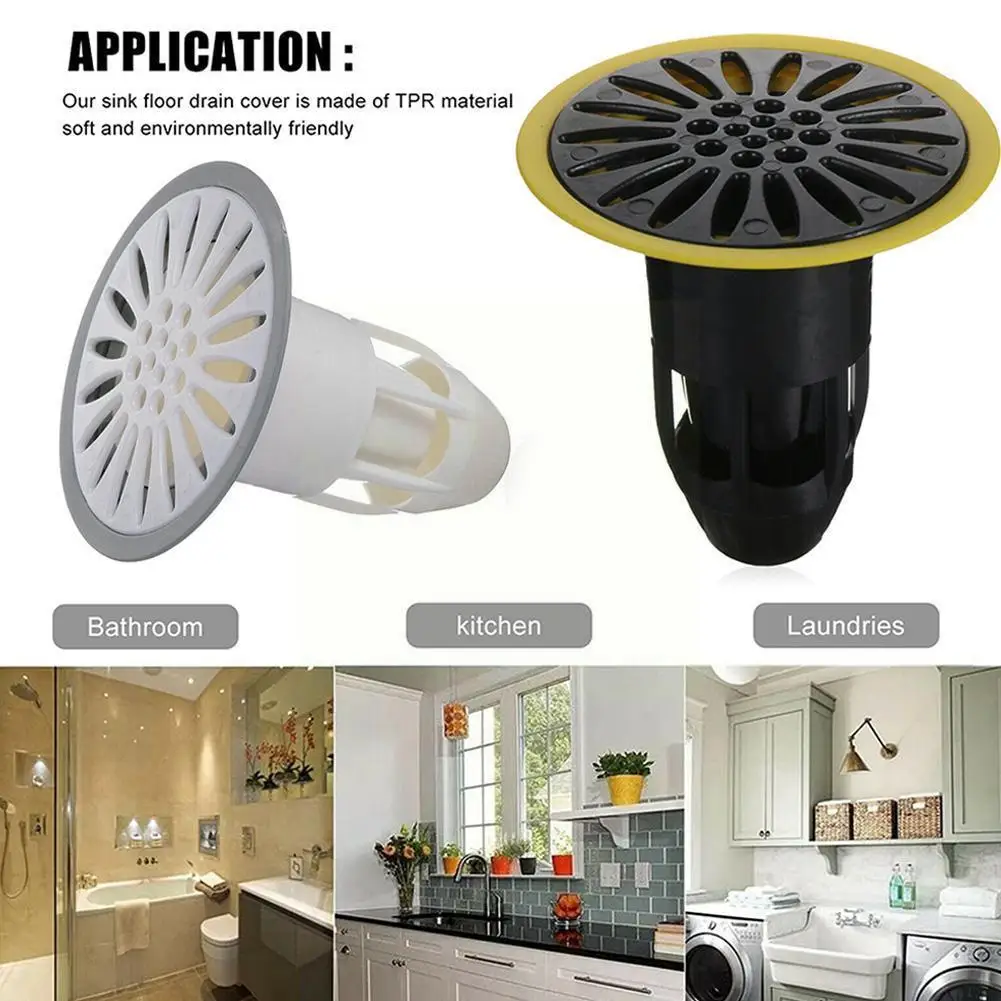 

1 шт., силиконовый дезодорант для слива в ванной