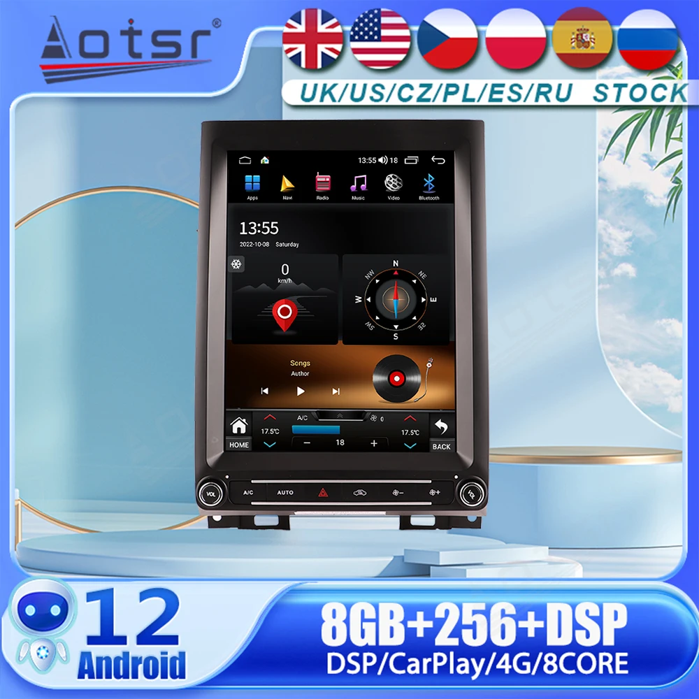 

For Ford Raptor F350 2015-2020 Carplay Android Car Stereo Radio Multimedia Player GPS Navigation Auto Audio