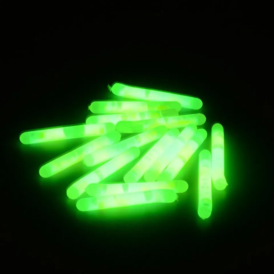 500pcs Chemical Luminous Glow light Stick Night Fishing Float sticks Lights in Green Color fishing accessories 00075 2