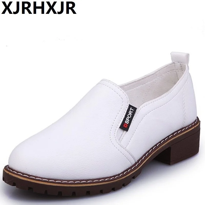 

Женские винтажные оксфорды из ПУ кожи, Размеры 35-42