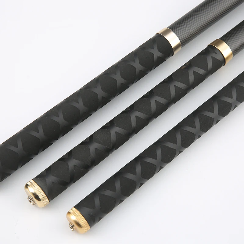 Super Light Hard Carbon Fiber Hand Fishing Pole Telescopic Fishing Rod 2.7M-10M Two Kinds of Hardness(1/9 and 2/8) Are Available enlarge