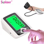 Монитор артериального давления на руку, домашний Автоматический цифровой прибор для измерения артериального давления с большими манжетами и ЖК-дисплеем, медицинский измеритель пульса