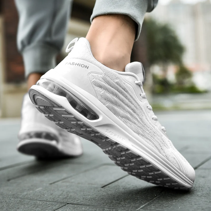 All Season Men Sneakers Breathable Casual Sport Shoes Air Cushioning Men Running Shoes Light Outdoor Male Athletic Jogging Shoes