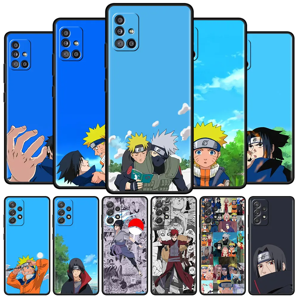 

Case For Samsung Galaxy A12 A52 A51 A32 A21s A71 A31 A02s A72 A41 A22 5G A11 A02 Black TPU Phone Shell Anime Naruto Kakashi Cool