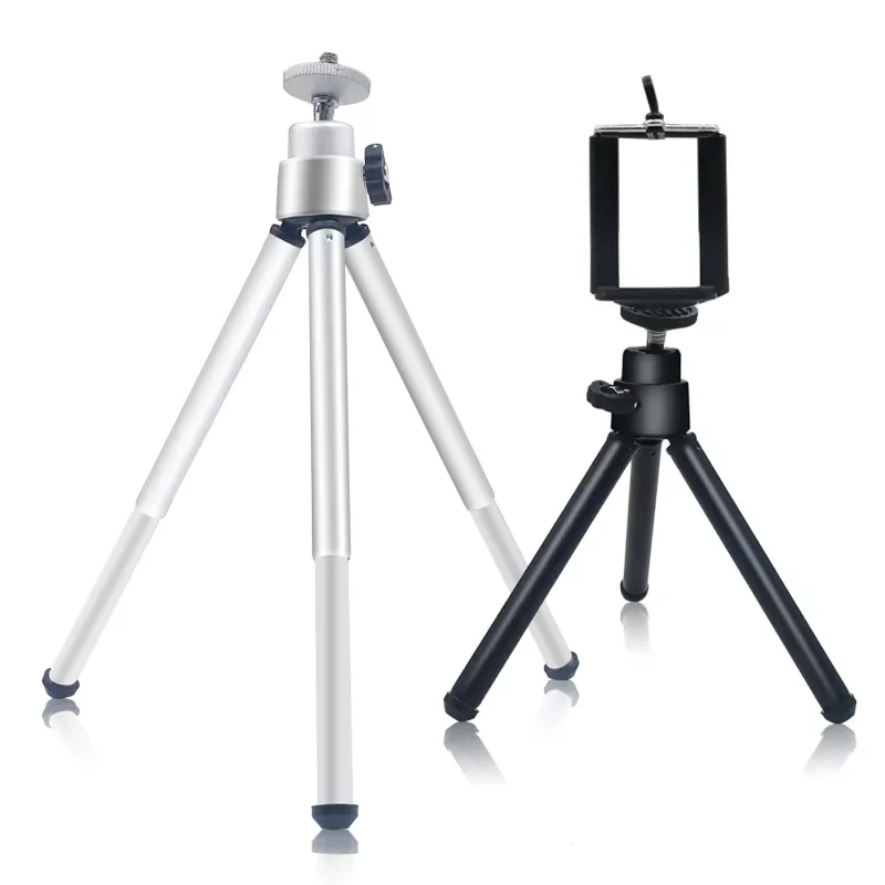 

Mini Live Tripod For iphone 6s 7 Phone With Phone Clip Tripod Stand Mount Nikon for Gopro 5