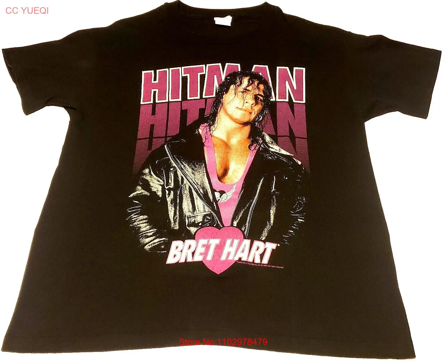 Фото HITMAN BRET HART оригинальная 1993 ВИНТАЖНАЯ фотография США №1