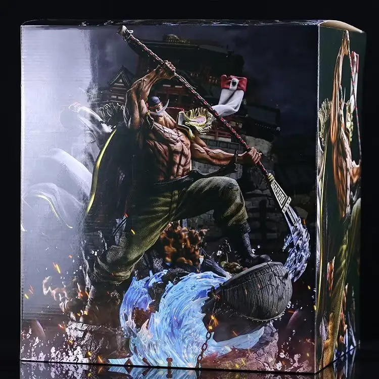 40 см белая борода Эдвард Ньюгейт аниме One Pieceed Four Emperors Tiens светящаяся фигурка