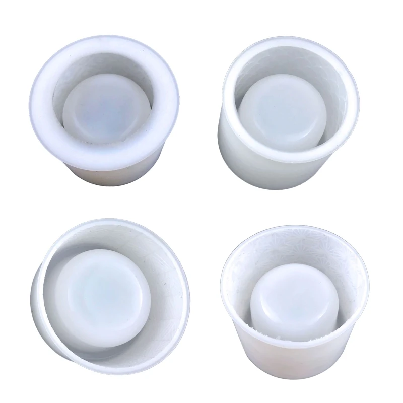 

Succulents Flower Pot Resin Silicone Mold Suitable for Diy Garden Concrete Flower Pot Plant Holder Crafts Home Decor