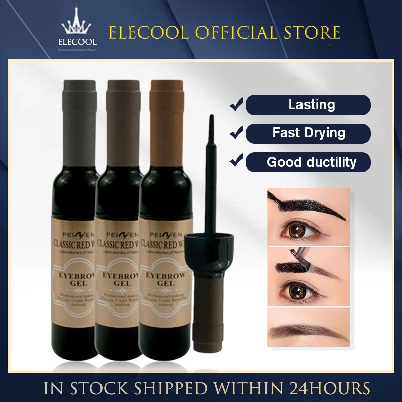 

3 Colors Eyebrow Pen Waterproof Eyebrow Eyebrow Gel Dyeing Tattoo Pencil Long Lasting Professional Fine Sketch Liquid Eye Brow