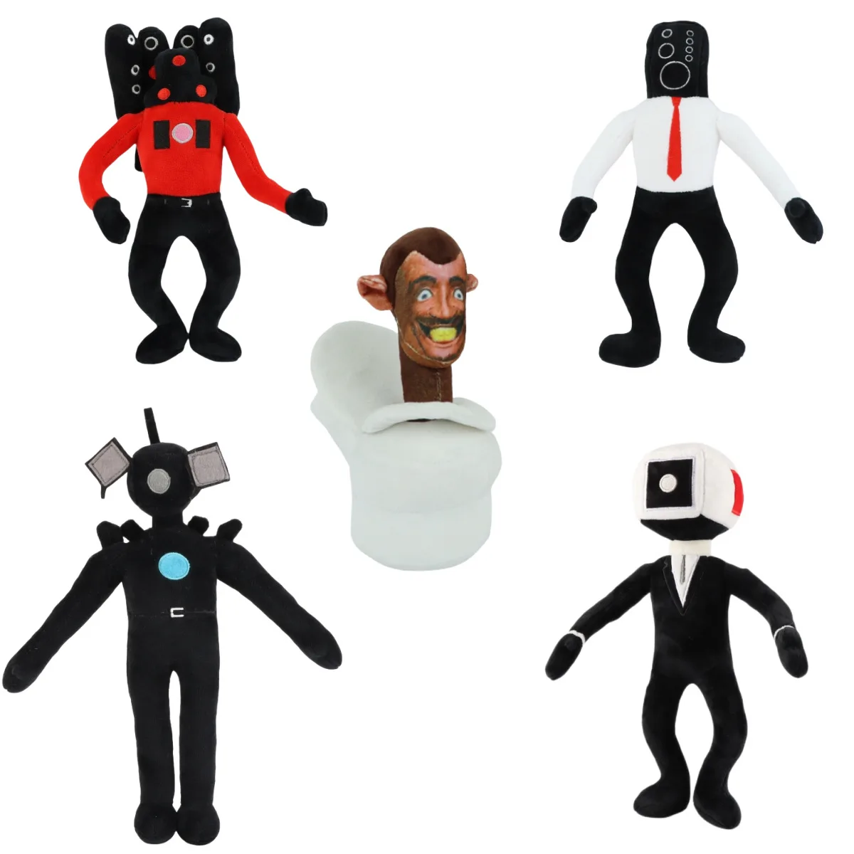 

Skibidi плюшевая кукла в туалете, игрушки, коллекционные подарки для детей, фанатов, начальники на день рождения, забавная Аниме игровая фигурка