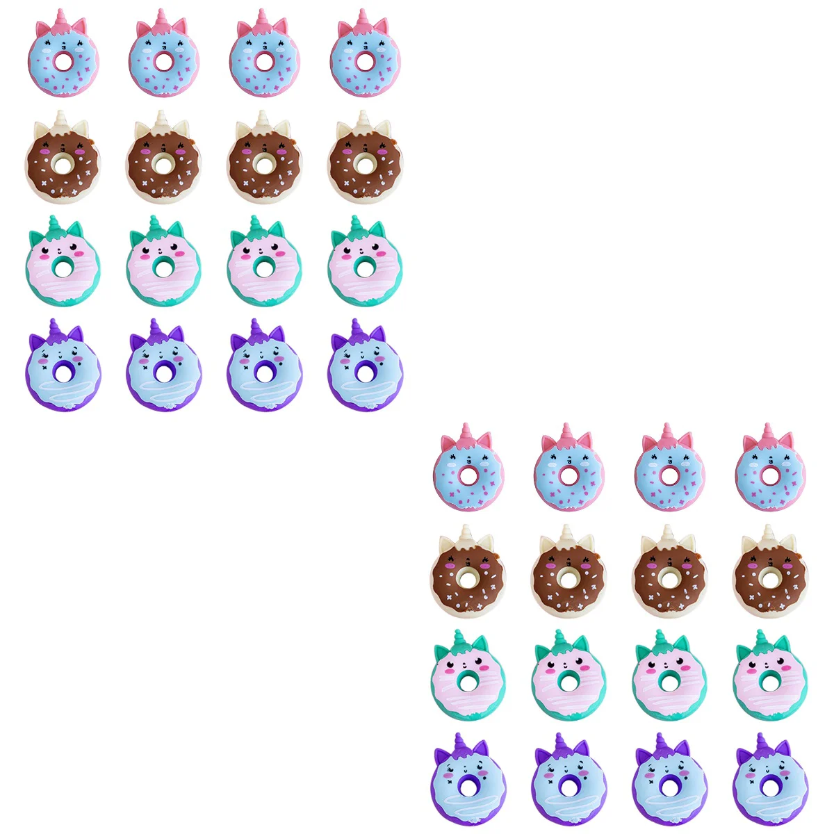 

Erasers Rubber Erasercute Kids Stationeryparty Flexible Supplies Donut Student Office Giftanimal Novelty Soft Artist Students