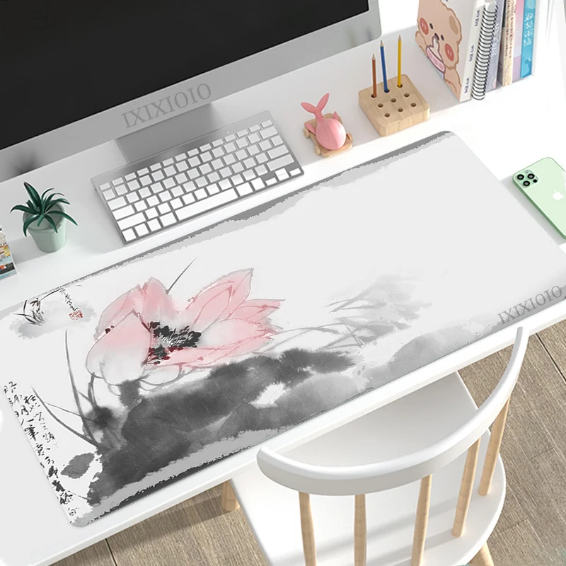 

Flower Aesthetics Mouse Pad Gaming XL Custom New HD Mousepad XXL keyboard pad MousePads Carpet Natural Rubber Soft Computer