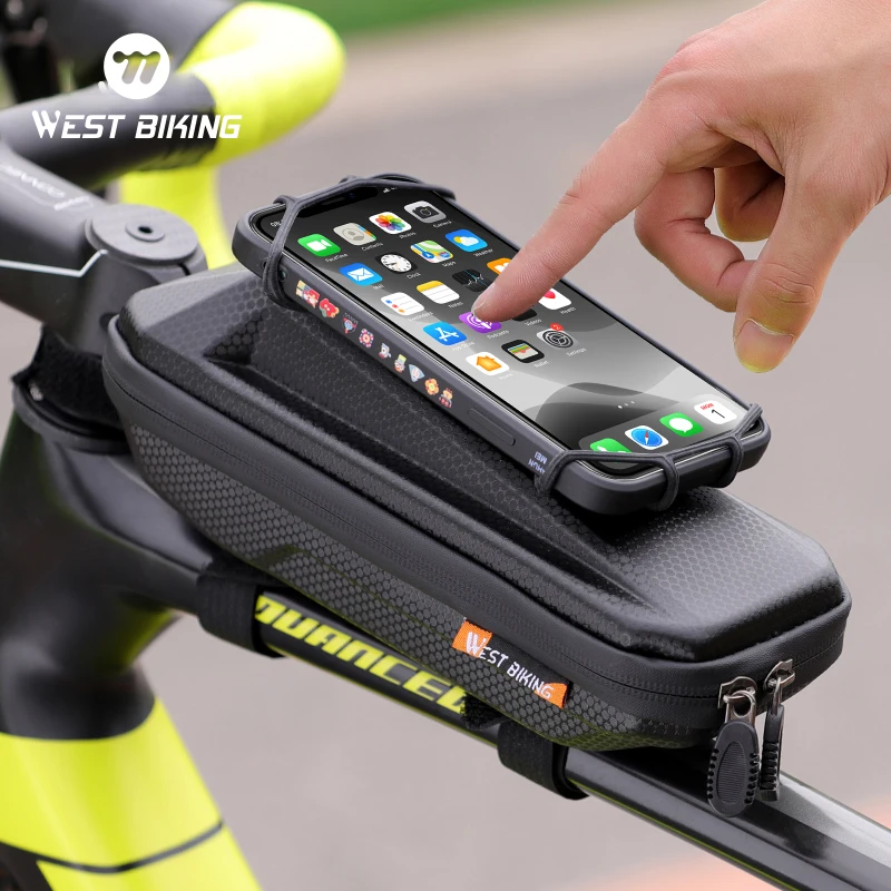 Женская многофункциональная велосипедная сумка с держателем для телефона на